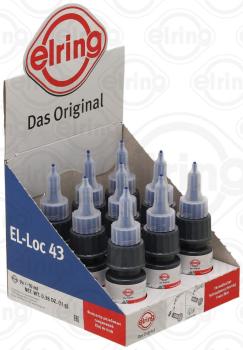 Schraubensicherung EL-Loc 43, mittelfest blau (700.501), 10 ml Flasche